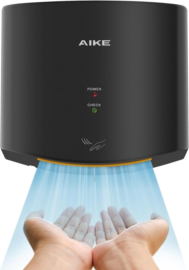 AIKE مجفف يدوي مدمج هوائي 110 فولت 1400 واط أسود (مع قابس 2 دبوس) نموذج AK2630S - Image 1